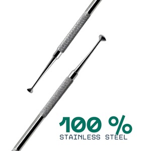 Pulidor Dental de Bolas # Puntas de acero inoxidable de doble extremo 28/29 de 2.3/3.6mm para restauración dental, herramienta manual CE para relleno dental - Product Image 3