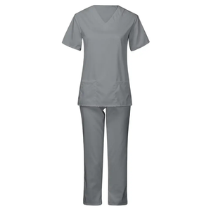Medical <b>Scrub</b> Uniform Set Fashion <b>Nurse</b> <b>Scrubs</b> Uniform Plus Size Hospital Workwear Medical <b>Scrubs</b> Uniforms Sets Women - Product Image 1