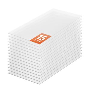 Lot de 15 panneaux de toiture en polycarbonate ondulé 2 x 4 x 0,24 pour serre, imperméables, anti-UV, plaques solaires en PC gaufré - Product Image 1