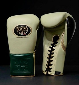Guantes de Boxeo Profesionales Estilo Mexicano con Cordones, para MMA y Sanda, de Cuero Genuino, Ligeros y Personalizados, No Boxing No Life - Product Image 2