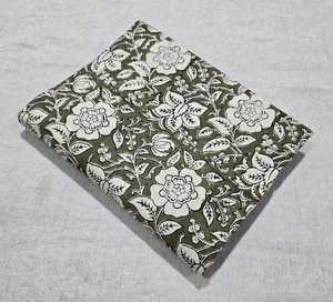 Tela de algodón Sanaganeri de Jaipur con estampado a mano, tela india para vestidos, proveedor mayorista de telas. - Product Image 3
