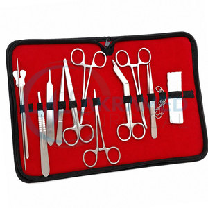 Kit de Instrumentos de Cirugía Menor de Alta Calidad de 18 Piezas con Estuche de Transporte, Juego Reutilizable de Acero Inoxidable con Certificación CE - Product Image 2