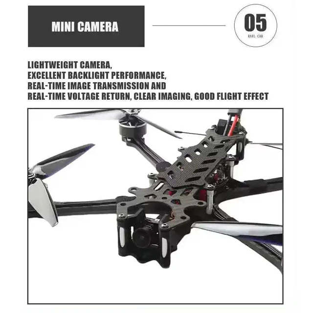 Best Quality 7-Inch Professional Racing Quadcopter FPV Drone with Stable Flight Performance 295MM Carbon Fiber Frame 7-Inch Racing Drone