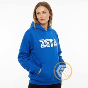 Sudadera con Capucha GREEK TREASURES Ligera, Cómoda para Invierno, Diseño Personalizado con Logotipo Zeta Phi Beta, 100% Algodón, 500g, para Mujer - Product Image 4