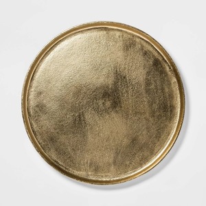 Plateau de service en métal de forme originale, plat décoratif en aluminium poli, plat à fruits pour la décoration de table de mariage ou de fête - Product Image 6