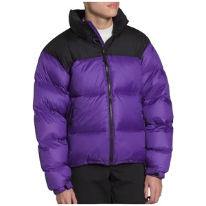 Wholesale <b>Top</b> Quality Custom Logo Nylon Winter Quilted Jacket <b>Bubble</b> Coat Men Puffer Jacket New Design - Product Image 1