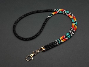 Cadena de 18 pulgadas de moda, tipo halter, de aleación personalizada, hecha a mano, con pedrería de cristal, para mujer, con diseño de cuerpo hueco y estilo barra nocturna natural - Product Image 2