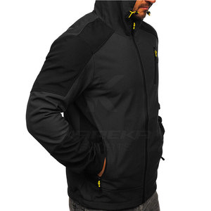 Veste coupe-vent à capuche pour homme, tissu polaire respirant et écologique, couleur personnalisée, logo sur le devant, voyage d'hiver, service OEM - Product Image 3