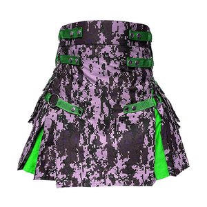 Faldas Escocesas Tartán de Alta Calidad al por Mayor, Cómodas, Unisex, para Hombre y Mujer, Cintura Ajustable, Plisadas, Personalizadas - Product Image 1