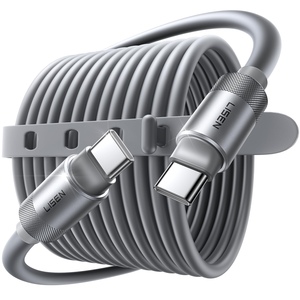 <span class=keywords><strong>C</strong></span>âble <span class=keywords><strong>USB</strong></span>-<span class=keywords><strong>C</strong></span> LISEN 2026 10FT 100W PD3.1 en silicone souple anti-emmêlement, Type <span class=keywords><strong>C</strong></span> <span class=keywords><strong>vers</strong></span> <span class=keywords><strong>C</strong></span>, pour charge rapide MacBook, iPad, Samsung, iPhone - Product Image 1