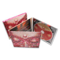 Pochette de brochure personnalisée avec modèle de pochette CD Digipak et étui de protection