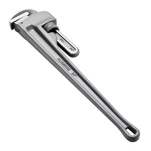 Clé à tuyau ergonomique en aluminium haute résistance de 24 pouces avec mâchoire réglable pour la plomberie - Product Image 3
