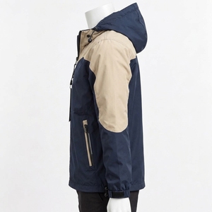 Chaqueta Cortavientos Impermeable de Poliéster para Hombre, Invierno 2026, Nueva, Personalizada, con Capucha, Tipo Gabardina - Product Image 4
