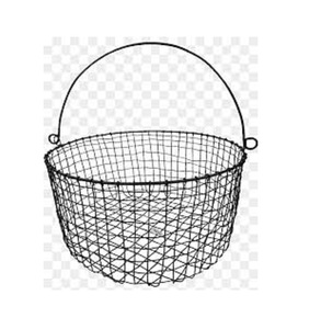 Modern Design Metal <b>Wire</b> <b>Storage</b> <b>Basket</b> Bowl 12 In Matte Black Rustic Design Multi-Purpose Neatening Container - Product Image 6
