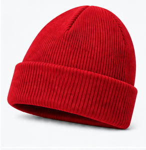 22 Colors <b>Winter</b> Beanie <b>Hats</b> Sublimation Transfer Print Knitted Cuffed Caps Men <b>Women</b> Warm Ribbed Plain Casual Autumn 100% - Product Image 1