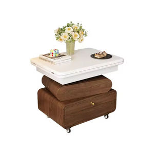Modern Vintage Multi-Functional Lift-Top Coffee <b>Table</b> with Hidden Storage and Caster Wheels for Living Room Apartment - Product Image 1