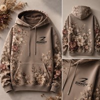 Sweat-shirts d'hiver pour hommes imprimés sur mesure - Pull en molleton de coton avec poche