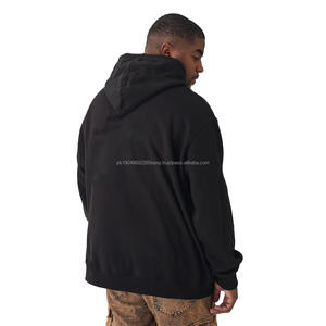 Sweat à capuche en molleton 100% coton pour homme, coupe régulière, confortable, veste à capuche d'hiver avec motif uni, nouveau design tendance - Product Image 4