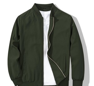 Blouson Bomber Réversible Homme Double Face Zippé Léger Décontracté Confortable Tendance Extérieur Personnalisable OEM - Product Image 1