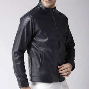 Chaqueta de Cuero para Hombre, Nueva Colección 2026, Hecha con Piel de Becerro, Logotipo Personalizado Impreso, Diseño Elegante, Piel de Vaca - Product Image 2