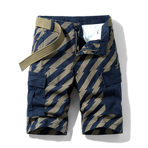 Novedad 2026: Los Mejores Pantalones Cortos Cargo de Camuflaje para Hombre, de Cintura Media, Holgados, de Algodón de Secado Rápido, con Cierre de Cordón, para Verano, Servicio OEM - Product Image 4