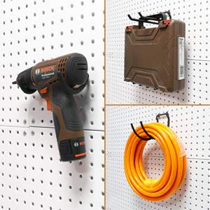 OEM Black Pegboard Drill Holder with <b>Hook</b> Type Installation for Garage Organization Plastic <b>Tool</b> Storage - Product Image 5