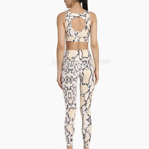 Ensemble de yoga pour femmes, couleur personnalisée, prix raisonnable, best-seller, nouveau style - Product Image 2