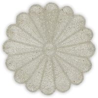 Assiette de présentation élégante et moderne en verre perlé, nouvelle arrivée, antidérapante, décorative et durable, pour mariages et banquets