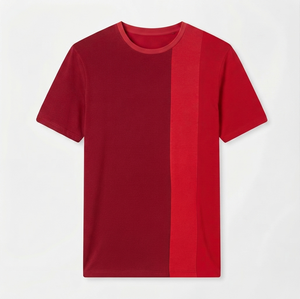 ราคาขายส่ง เสื้อยืดคอกลมผู้ชาย แขนสั้น ทรงปกติ สีพื้น ผ้าฝ้าย 100% เป็นมิตรกับสิ่งแวดล้อม คุณภาพเยี่ยม สินค้ามาใหม่ - Product Image 5