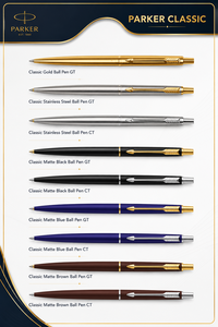 Matte Blue Brown Red Parker Frontier Custom Logo Durable Metal Promotional Fountain/Roller Ball <b>Pen</b> UV/Laser Engraving for - Product Image 2