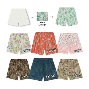 Shorts de sport tendance pour hommes avec cordon de serrage, camouflage par sublimation, séchage rapide, en maille, pour le basketball, la boxe et l'entraînement MMA - Product Image 2