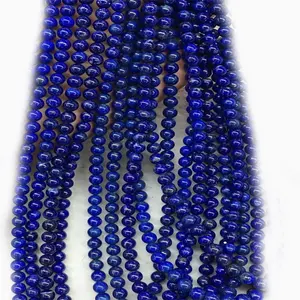 natural gemstone Afghan Lapis lazuli polished round cab gemstone for making jewelry