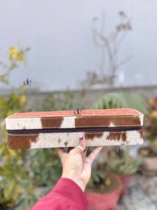 Estuche de Viaje de Cuero Resistente al Calor, Hecho a Mano, para Planchas de Pelo, Organizador Perfecto para Herramientas de Peluquería - Product Image 4