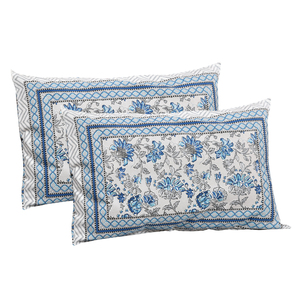Drap plat en coton pur imprimé Jaipur 200TC, toutes saisons, écologique, lavable, durable, doux pour la peau, taille complète - Product Image 2
