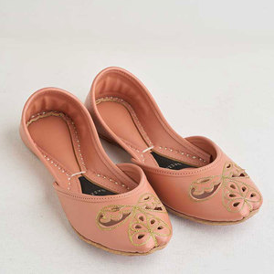 Chaussures Khussa pour femmes, antidérapantes, couleur et logo personnalisés, haute qualité, tendance mode, imprimées, faites à la main, taille personnalisée, vente en gros, sur mesure - Product Image 1