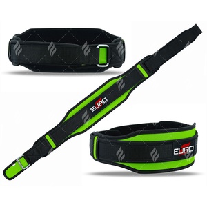 Cinturón de Levantamiento de Pesas Doble de Neopreno al por Mayor, Cierre de Gancho y Bucle, Soporte Acolchado para Sentadillas, Peso Muerto, Entrenamiento, Ropa de Gimnasio Duradera - Product Image 1