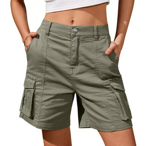 Servicio OEM: Shorts Cargo de Mujer, Elegantes, para Campamento y Actividades al Aire Libre, Verano, Logotipo Personalizado, Alta Calidad, Secado Rápido, Transpirables - Product Image 3