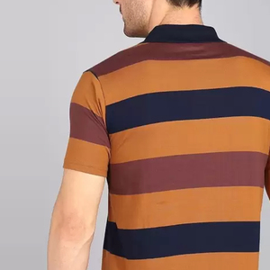 Camiseta Polo Casual de Manga Larga para Hombre, Camiseta Polo de Secado Rápido con Patrón Sólido - Product Image 6