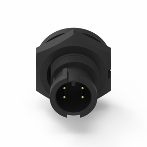 Conector Impermeable IP67 de Latón de 4 Pines con Carcasa de Nailon, Bloqueo Frontal y Tipo Soldadura - Product Image 3