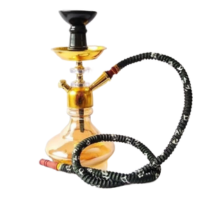 Mini Set de Hookah Portátil de Lujo en Vidrio Esmerilado con Caja de Regalo para el Hogar, Cafeterías, Viajes y Ocasiones Especiales - Product Image 1