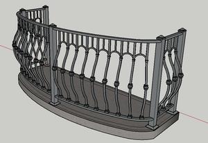 Barandillas de Escalera y Balcón de Hierro Forjado Modernas y Personalizadas con Acabado con Recubrimiento en Polvo para Uso en Exteriores, Resistentes al Agua y al Óxido - Product Image 5