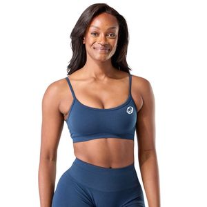 <b>Blue</b> Women's Performance Sports <b>Bra</b> Breathable Activewear <b>Bra</b> for Gym Workout Running Yoga Fitness Exercise - Product Image 1