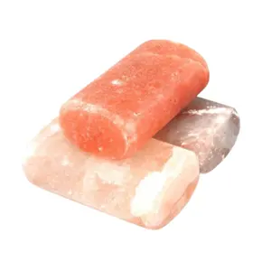 在浅粉香企业中体验喜马拉雅香皂形状浴盐石按摩盐石的治愈力