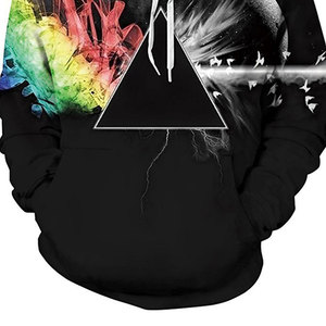 เสื้อฮู้ดดี้พิมพ์ลายดิจิตอลเต็มตัว แบบสวมหัว สีพื้น สำหรับผู้ชาย สวมใส่สบาย อุ่นในฤดูหนาว สามารถสั่งทำได้ - Product Image 5