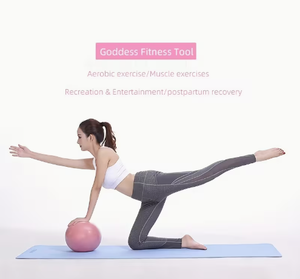 Ballon de Yoga HAWK SPORTS INDUSTRIES 4,9 pouces en PVC Anti-éclatement Antidérapant pour Pilates avec Pompe pour Exercices de Gymnastique Adultes - Product Image 3