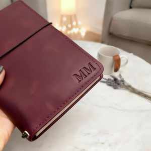 Funda de Cuero Genuino para Cuaderno A5, Resistente a Olores, de Alta Calidad, para Escribir Notas, Recargable - Product Image 6