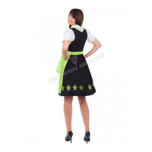 Costume de carnaval d'Oktoberfest de haute qualité, robe de serveuse de bar, serveuse de bière allemande, cosplay, robe bavaroise Dirndl - Product Image 6
