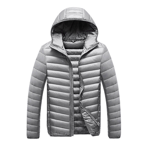 Customized Wholesale Down <b>Jackets</b> Outdoor Lightweight Quilted Design Plus Size <b>Winter</b> Windproof <b>Men's</b> Down <b>Jacket</b> - Product Image 5