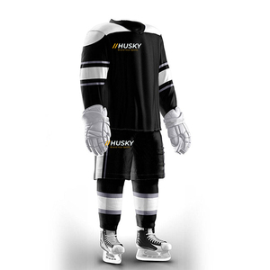 Uniformes de Hockey sobre Hielo Personalizados al por Mayor para Adultos, Alta Calidad, 100% Poliéster, Impresos, Antibacterianos, para Todas las Temporadas - Product Image 5