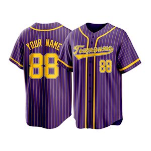 Ropa Deportiva para Equipos, Camiseta de Béisbol de Alto Rendimiento, Tela Poly Tech, Diseño Clásico, Impresión Personalizada en el Pecho, Impresión en Vinilo de Flujo de Aire Rápido - Product Image 5